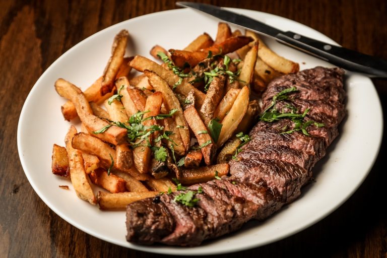 Steak doneness from rare to well done